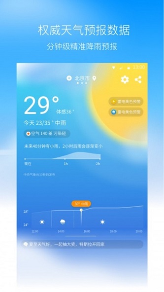 奈斯天气iOS最新版预约