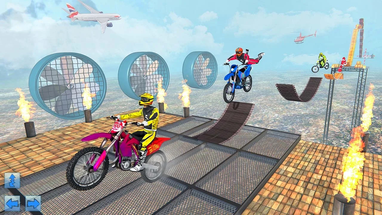 高空摩托危险竞赛中文版游戏下载