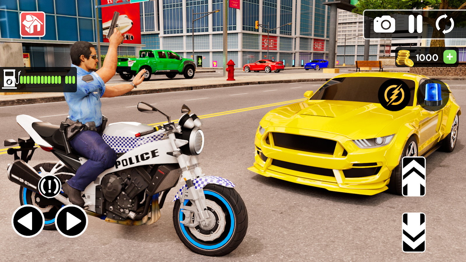 警察驾驶摩托车游戏手机版下载