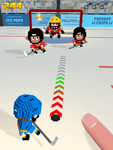 方块冰球冰上跑酷(Blocky Hockey)