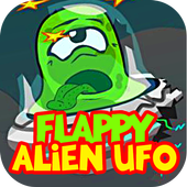 蓬松的外星人飞碟(Flappy Alien UFO)