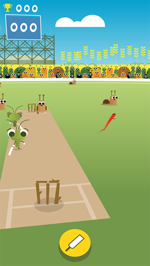 涂鸦板球(Cricket Doodle Game)