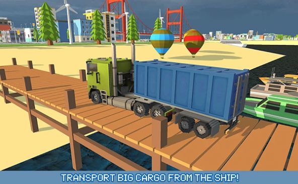 像素卡车城市运输(Blocky Truck Urban Transport)