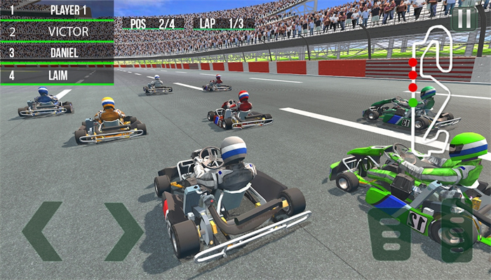 卡丁车骑士赛(Go Kart Racing Car Game)